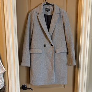 Zara Elegant Gray Trench Coat